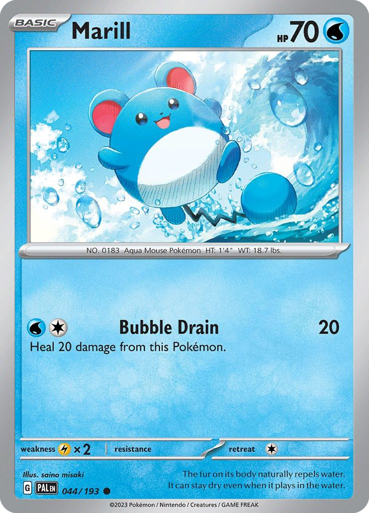 Marill (44/193) - Paldea Evolved Pokémon Card