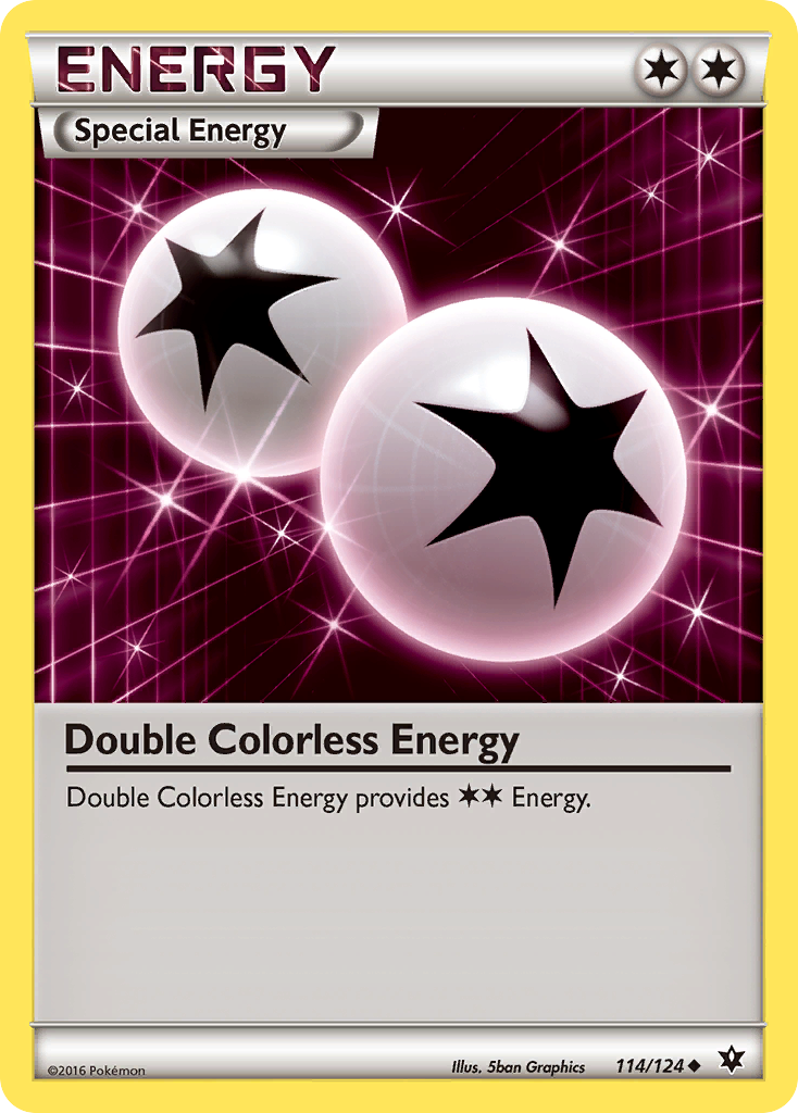 Double Colorless Energy (114/124) - Fates Collide Pokémon Card