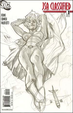 JSA: Classified #1 (Adam Hughes Sketch Variant)