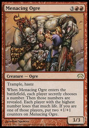 Menacing Ogre (Planechase decks) Trading Card