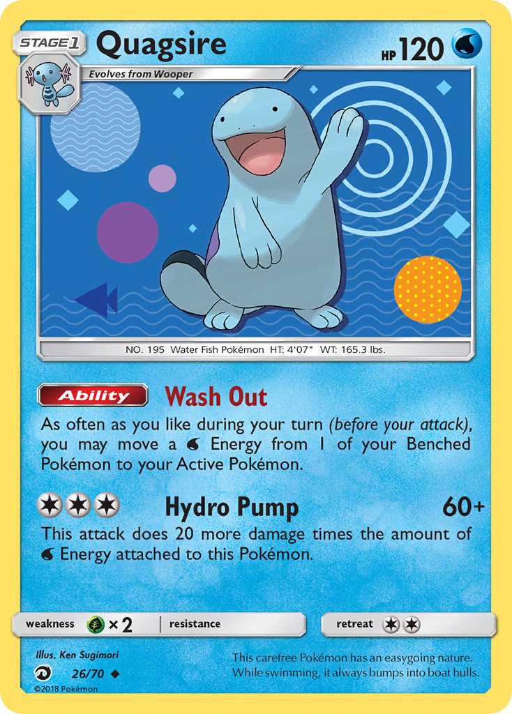 Quagsire (26/70) - Dragon Majesty Pokémon Card