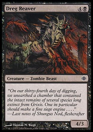 Dreg Reaver (Shards of Alara) Trading Card