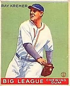 Ray Kremer 1933 Goudey (R319) #54 Sports Card