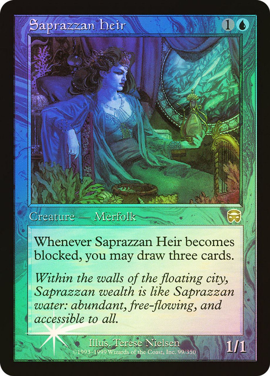 Saprazzan Heir (Mercadian Masques - Foil) Trading Card