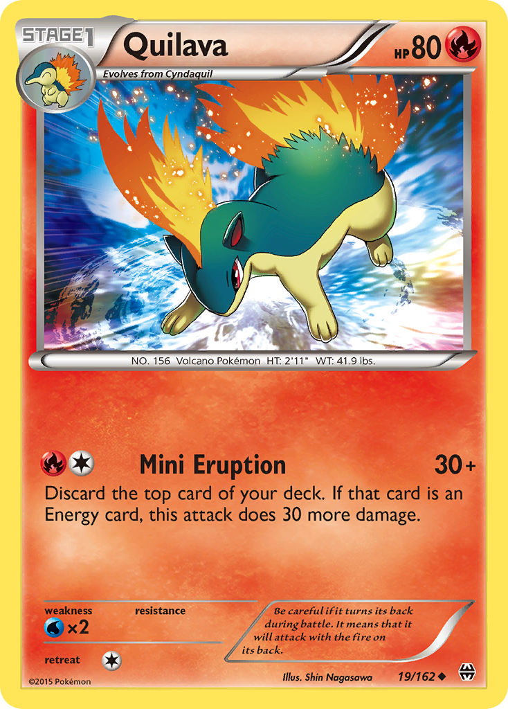 Quilava (19/162) - BREAKthrough Pokémon Card