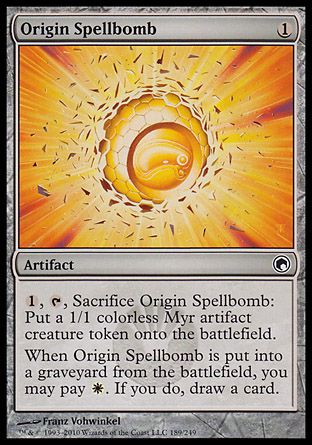 Origin Spellbomb (Scars of Mirrodin) Trading Card