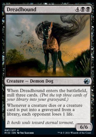 Dreadhound (Innistrad: Midnight Hunt) Trading Card