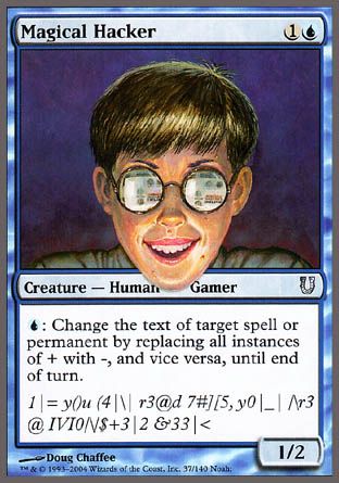 Magical Hacker (Unhinged) Trading Card