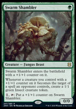 Swarm Shambler (Zendikar Rising) Trading Card