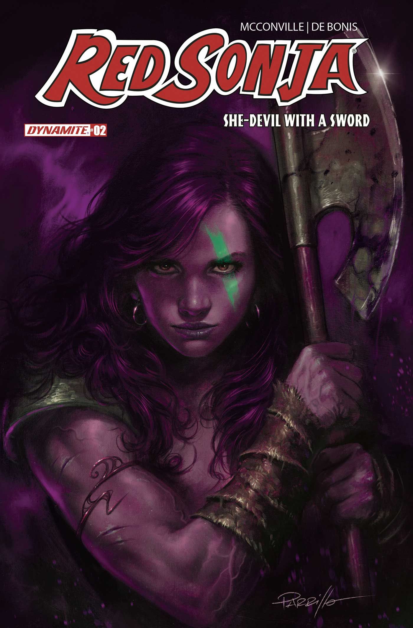 Red Sonja She Devil With A Sword #2 (Cvr M Lucio Parrillo Ultraviolet Variant) Comic