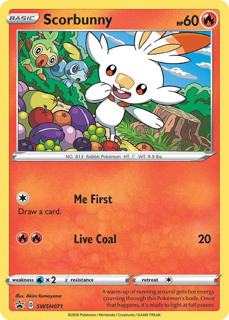 Scorbunny (SWSH071) - SWSH Black Star Promos Pokémon Card