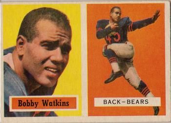 Bobby Watkins 1957 Topps #7 Sports Card