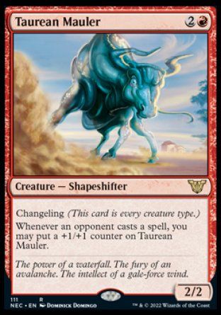 Taurean Mauler (Kamigawa Neon Dynasty Commander Decks) Trading Card