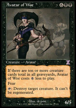 Avatar of Woe (Time Spiral) Trading Card