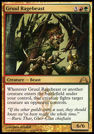 Gruul Ragebeast (Gatecrash) Trading Card