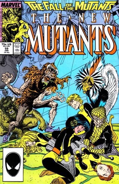 New Mutants #59 Comic