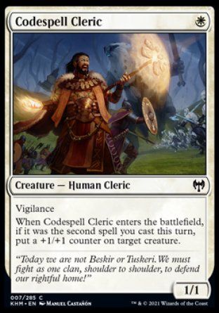 Codespell Cleric (Kaldheim) Trading Card