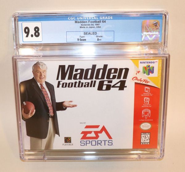 N64 - Madden Football 64 Nintendo 64 Complete #957