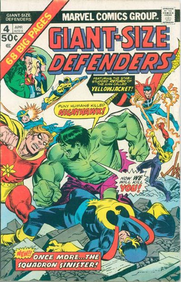 Giant-Size Defenders #4