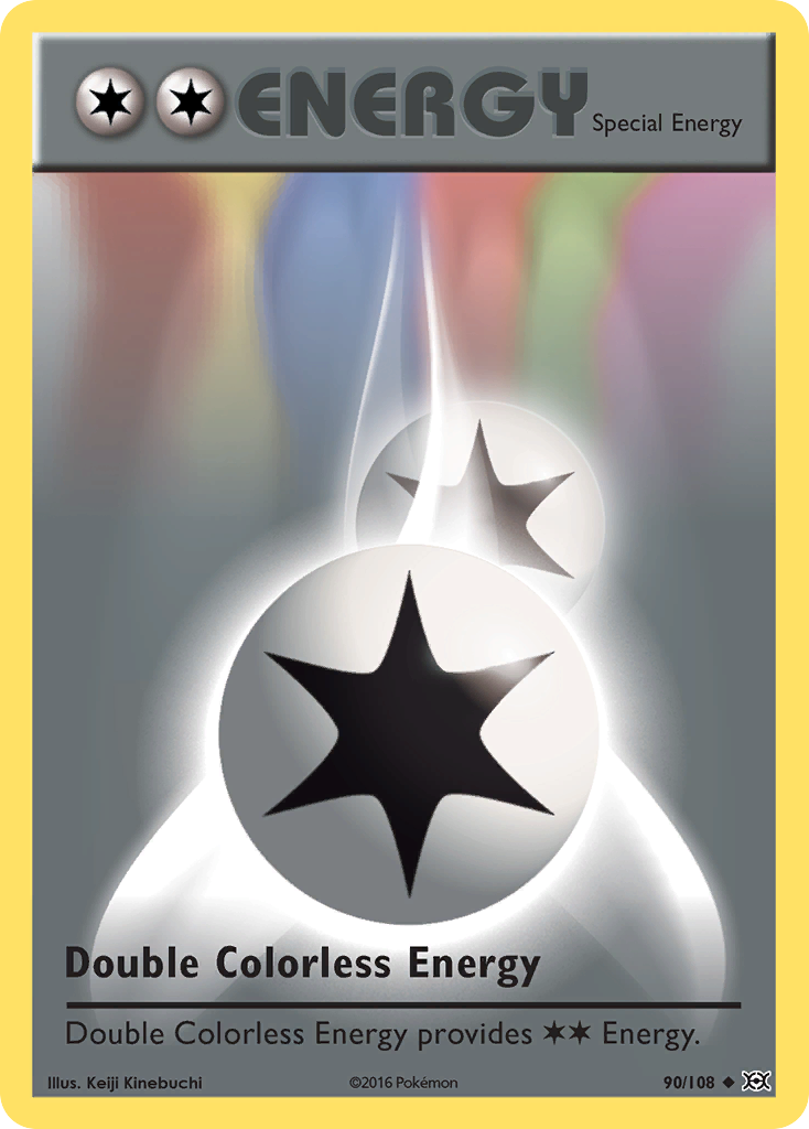 Double Colorless Energy (90/108) - Evolutions Pokémon Card