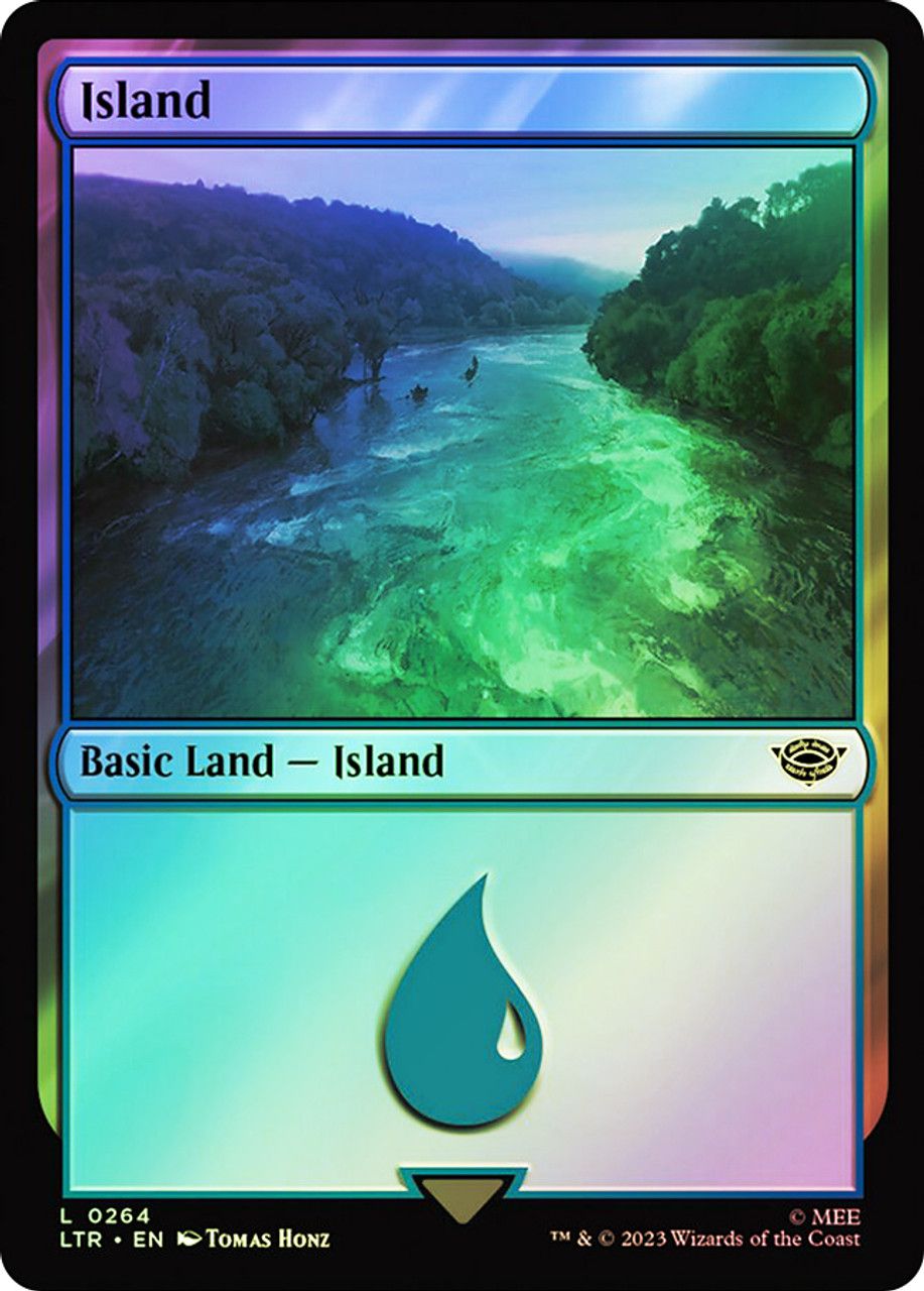 Island (The Lord of the Rings - Foil) Trading Card