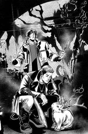 Supernatural #5 (Cvr L Inc 1:5 Eder Messias Line Art Virgin Variant)