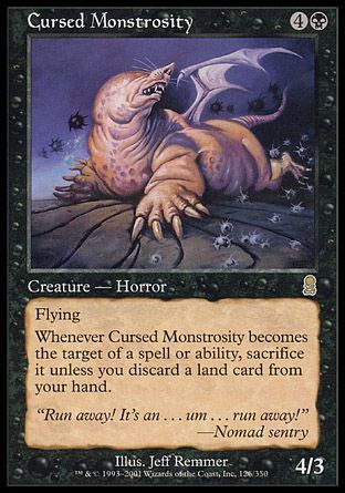 Cursed Monstrosity (Odyssey) Trading Card