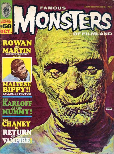 Famous Monsters of Filmland #58 Comic