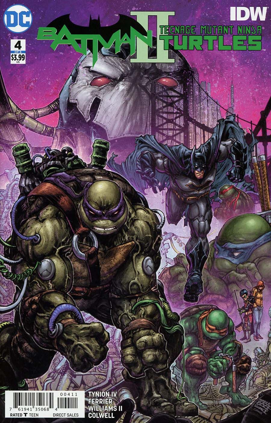 Batman/Teenage Mutant Ninja Turtles II #4 Comic