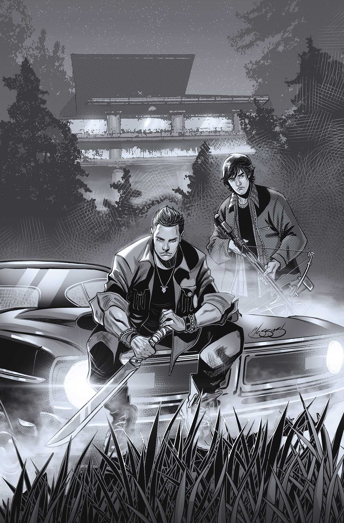 Supernatural #1 (Cvr O Inc 1:40 Eder Messias Line Art Virgin Variant) Comic