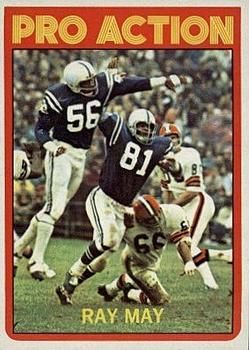 Ray May 1972 Topps #262 Sports Card