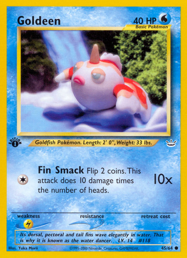 Goldeen (45/64) - Neo Revelation Pokémon Card