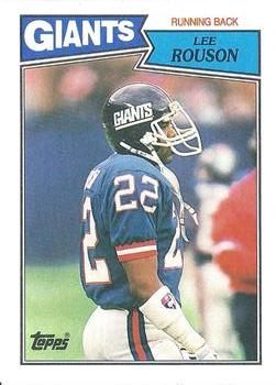 Lee Rouson 1987 Topps #13 Sports Card