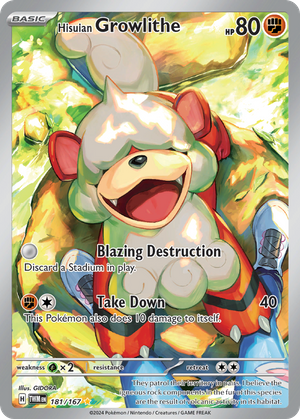 Hisuian Growlithe (181/167) - Twilight Masquerade