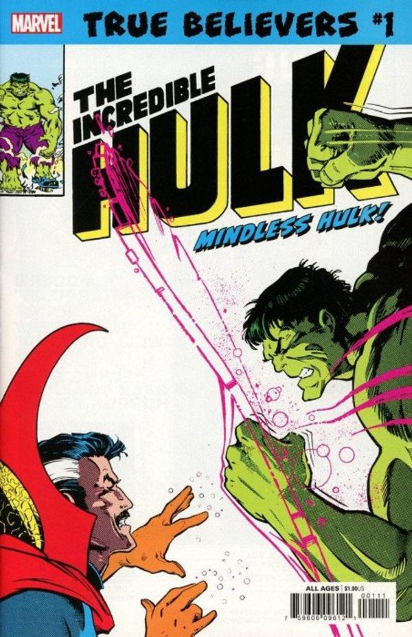 True Believers: Hulk - Mindless Hulk #1