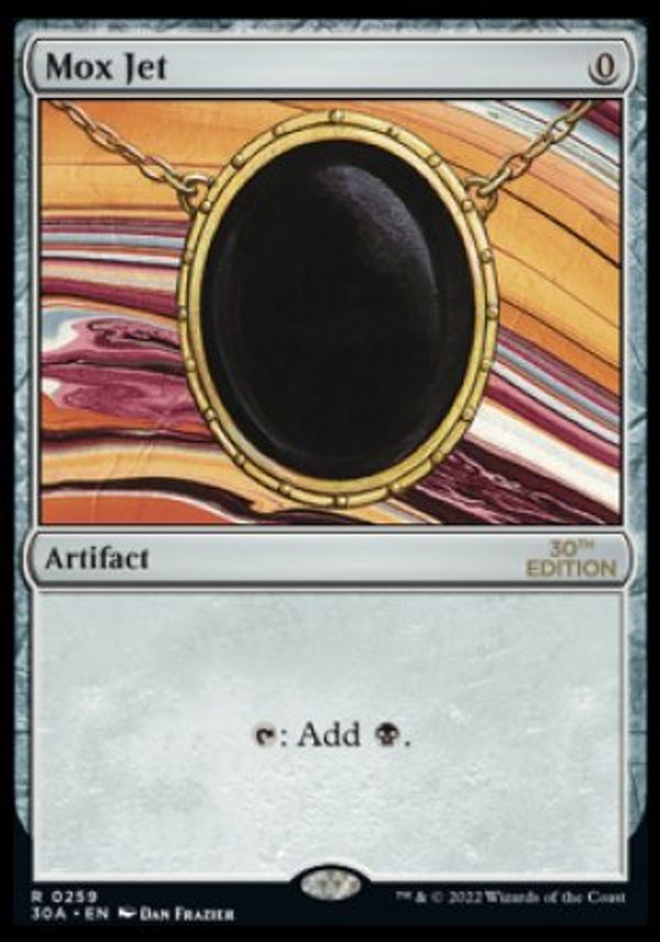 Mox Jet (Magic 30th Anniversary Edition)