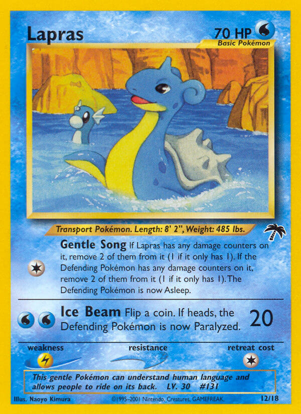 Lapras (12/18) - Southern Islands Pokémon Card