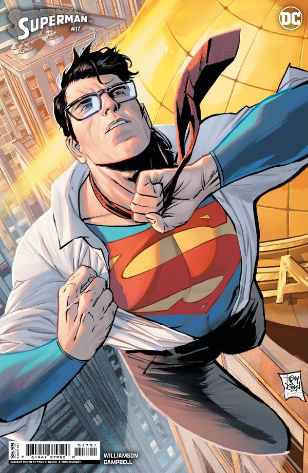 Superman 17 (Cvr B Tony S Daniel Card Stock Variant) Value GoCollect