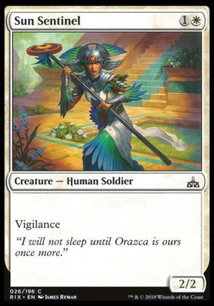 Sun Sentinel (Rivals of Ixalan) Trading Card