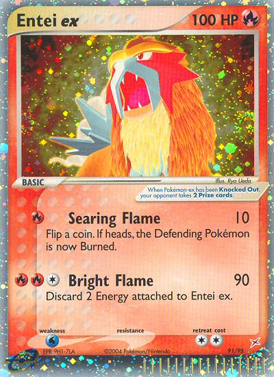 Entei ex (91/95) - Team Magma vs Team Aqua Pokémon Card