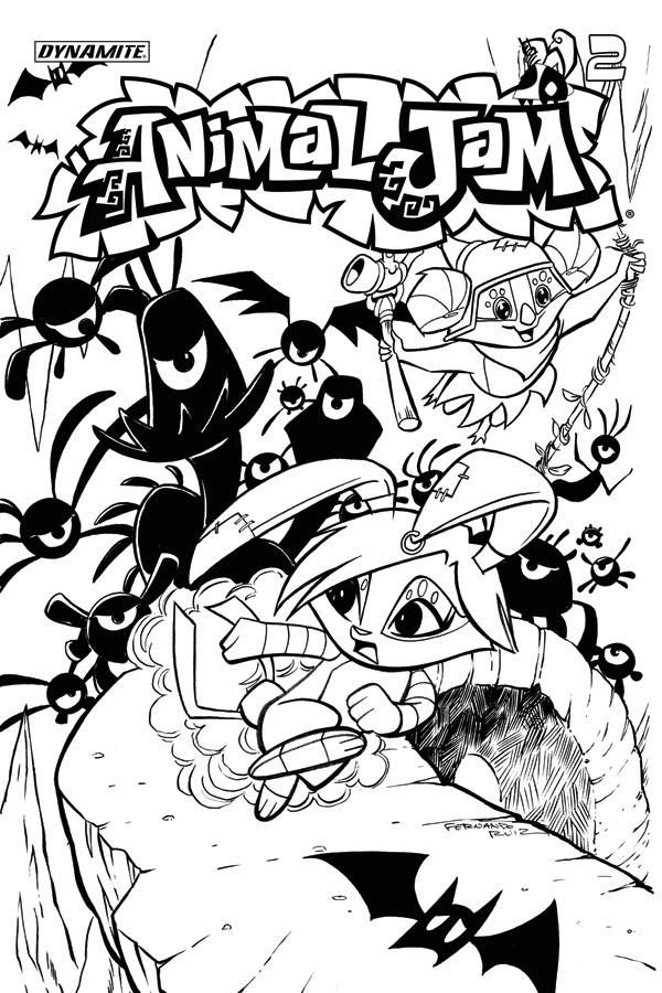 Animal Jam #2 (Cover C Coloring Book Cover)