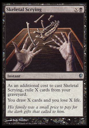 Skeletal Scrying (Conspiracy) Trading Card