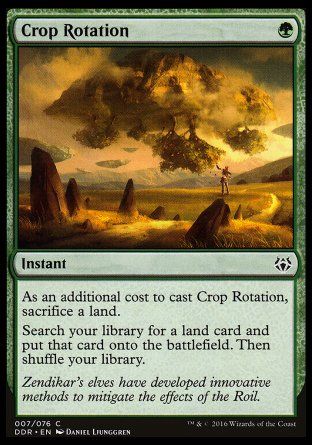 Crop Rotation (Nissa vs. Ob Nixilis) Trading Card