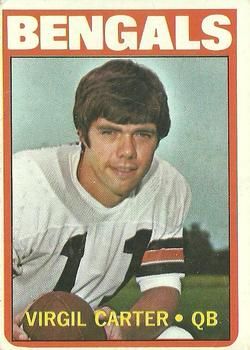 Virgil Carter 1972 Topps #49 Sports Card