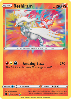 Reshiram (17/72) - Shining Fates