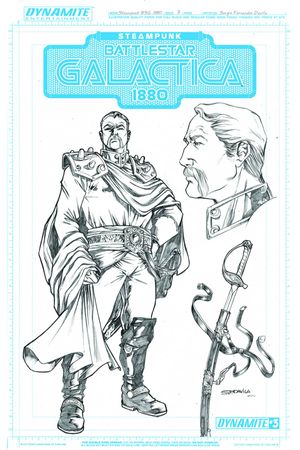 Steampunk Bsg 1880 #3 (10 Copy Adama Art Incv)