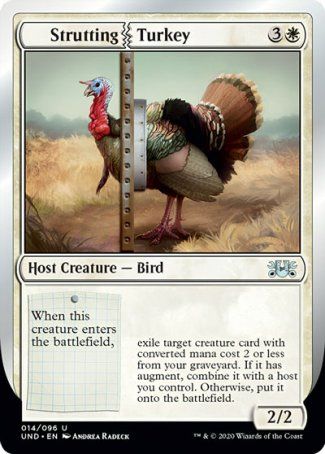 Strutting Turkey (Unsanctioned) Trading Card