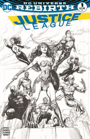 Justice League #1 (Fried Pie Exclusive Variant Sketch Cover)