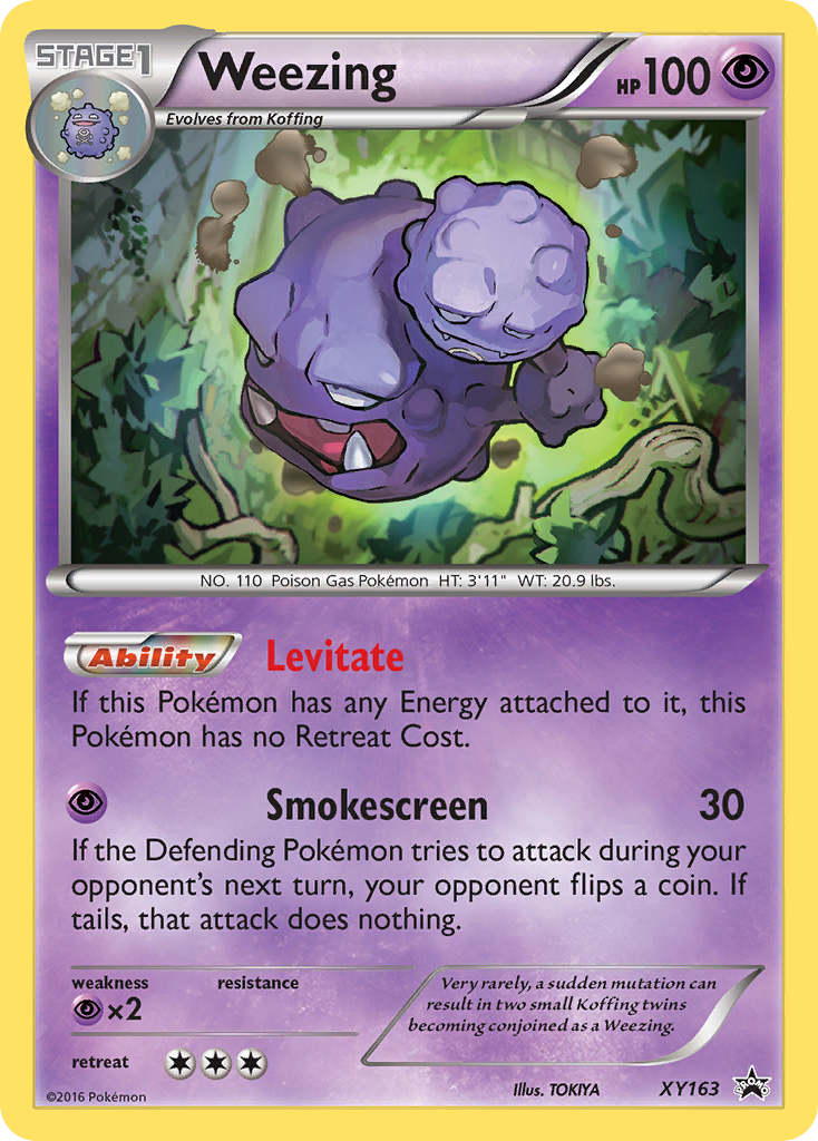 Weezing (XY163) - XY Black Star Promos Pokémon Card