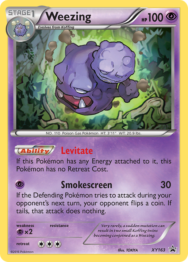 Weezing (XY163) - XY Black Star Promos